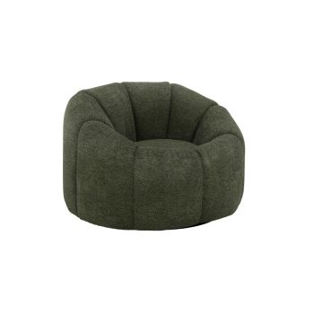 Nao Swivel Chair - Chenille Boucle - L89 x W102 x H66 cm - Basil