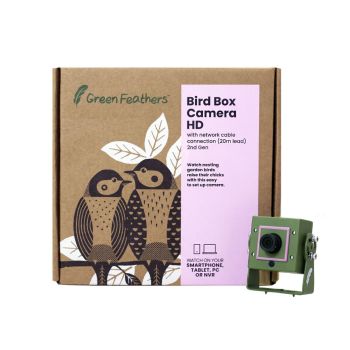4MP Wired Network Camera for Birdbox & Wildlife Habitats (25fps) PoE Version With 20m