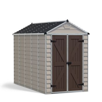 Skylight Shed 6 x 12 Tan 2 Box - Polycarbonate - L378.6 x W185.4 x H217 cm
