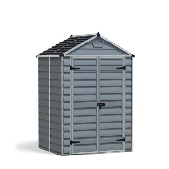 Skylight Shed 6 x 5 Dark - Polycarbonate - L154 x W185 x H217 cm - Dark Grey