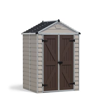 Skylight Shed 6 x 5 Tan - Polycarbonate - L154 x W185 x H217 cm