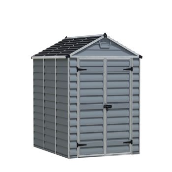 Skylight Shed 6 x 8 Dark - Polycarbonate - L229 x W185.4 x H217 cm - Dark Grey
