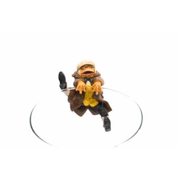 Full Colour Mr Toad Driving Pot Buddy - L10.9 x W7.9 x H5.7 cm