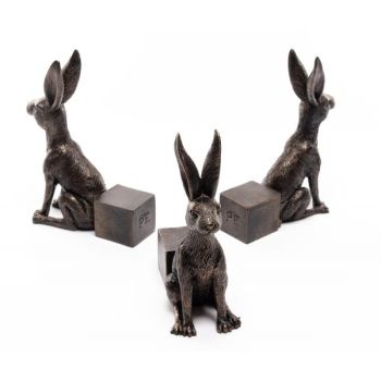 Large Sitting Hare Plant Pot Feet - Set of 3