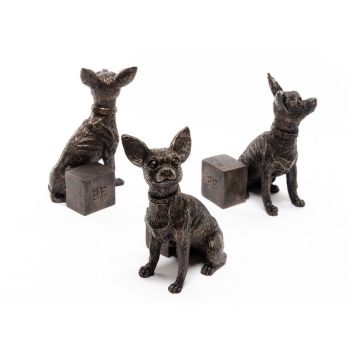Chihuahua Plant Pot Feet - Set of 3 - L5 x W6 x H9.5 cm