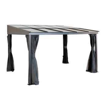Sojag Pompano Patio Cover 3m x 3.7m - Aluminum - L296 x W366.5 x H240.03 cm - Powder-Coated