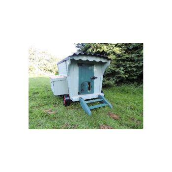 Shepherds Hut Hen House - Painted - Blue