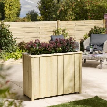 Signature Heritage Tall Rectangular Planter - Timber - L43 x W103 x H78 cm - Pressure Treated