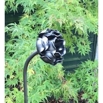 Rose Plant Pin 4Ft (Bare Metal/Natural Rust) (Pack of 3) - Steel - H121.9 cm