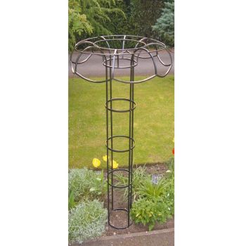 Large Tuteur Plant Border Support - Steel - L35.7 x W109 x H195 cm - Powder Coated Black