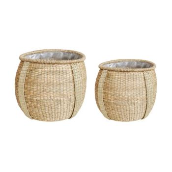Pando Seagrass Basket (Set of 2) - Seagrass - Natural