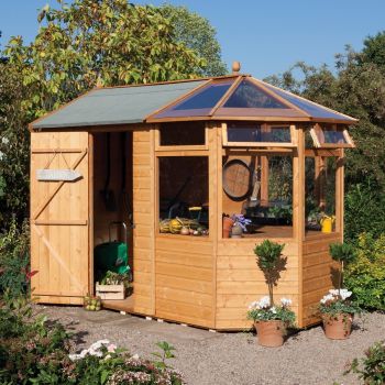 Potting Store with Assembly - L313.6 x W204 x H234 cm - Dipped