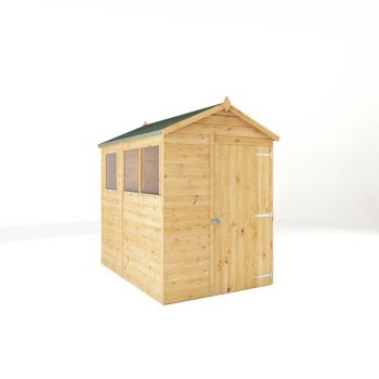7 x 5 Feet Modular Shiplap Apex - Wood - L221.4 x W159.3 x H215.9 cm