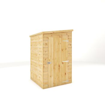 4 x 4 Feet Modular Shiplap Pent - Windowless - Wood - L134 x W127.9 x H203.3 cm