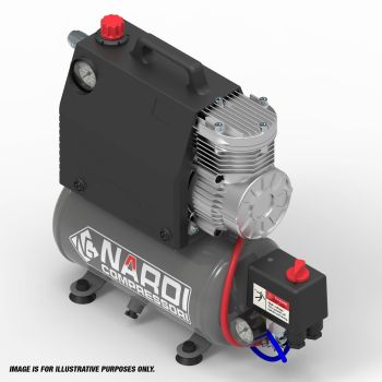 NARDI SILVERSTONE 2 12v 5ltr Compressor - L41 x W15 x H39 cm
