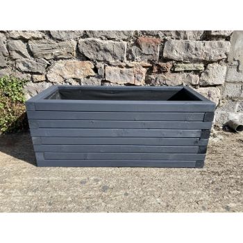 Norfolk Planter (Painted Wooden Planter - Choice of Colours Available) - L120 x W40 x H30 cm
