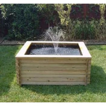 60 Gallon Square Pond Without Pump - Minimal Assembly Required