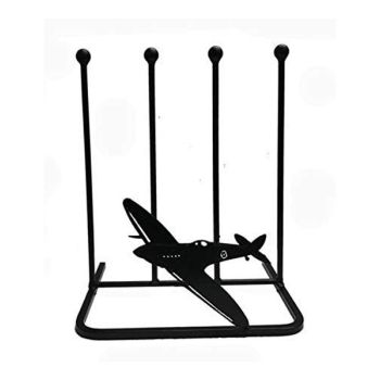 2 Pair Boot Rack - Spitfire - Steel - L29 x W39 x H48 cm - Black