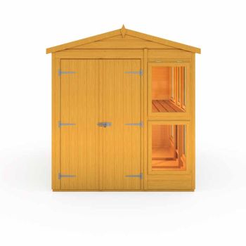 Sun Hut 6 x 10 Feet Potting Shed - L238 x W185.8 x H214.6 cm