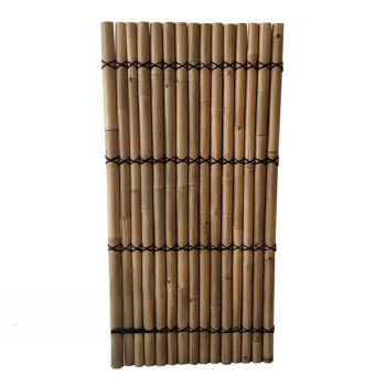 Half Pole Fence Panel (Pack of 4) - Bamboo - L200 x W100 x D3 to D4 cm - Tali