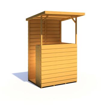Tiki 4 x 3 Feet Garden Bar - Wood - L890 x W119 x H205.4 cm