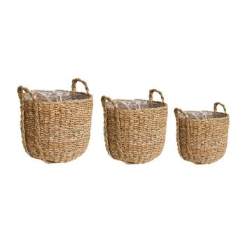 Tenno Basket (Set of 3) - Reed/Seagrass - Natural