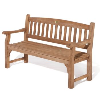 Tuscan 3 Seat Bench with Assembly - Hardwood - L61 x W150 x H90 cm