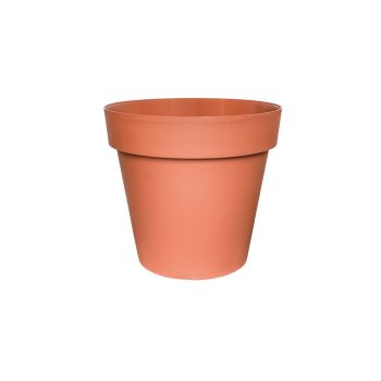 Cleo Planter with Wheels - L80 x W80 x H72.5 cm - Terracotta
