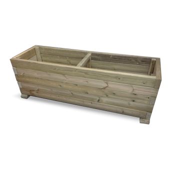 Super Heavy Duty Veg Trough - Timber - L60 x W150 x H50 cm - Fully Assembled