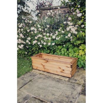 Multi Pack of 3 - Valley Trough Large - Timber Garden Planter - L39 x W100 x H32 cm