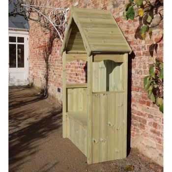 Willow 2 Seat Storage Arbour - L60 x W130 x H211 cm - Partially Assembled