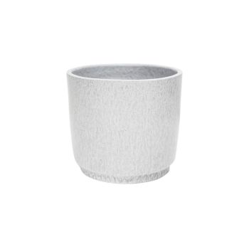 Wesley Marble Planter - L32 x W32 x H29 cm - White