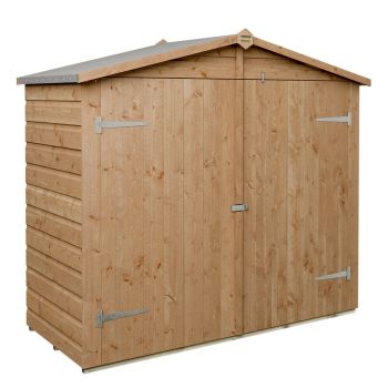 Shiplap Apex Wallstore - With Floor - Timber - L87 x W186.5 x H166 cm - Presure treated